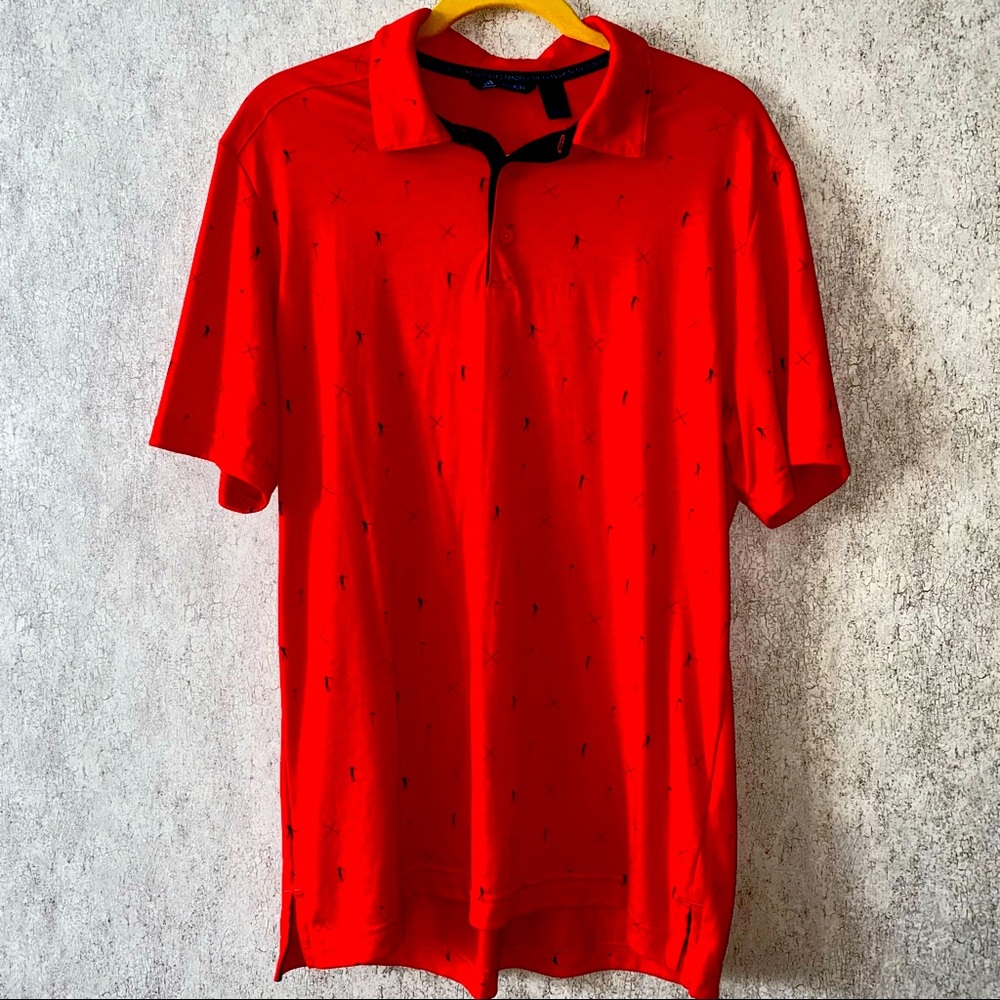 Adidas Adicross Collard Shirt Size Large